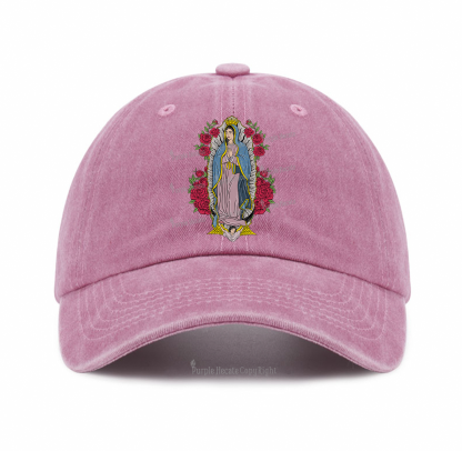 Purplehecate Mother Mary Baseball Cap