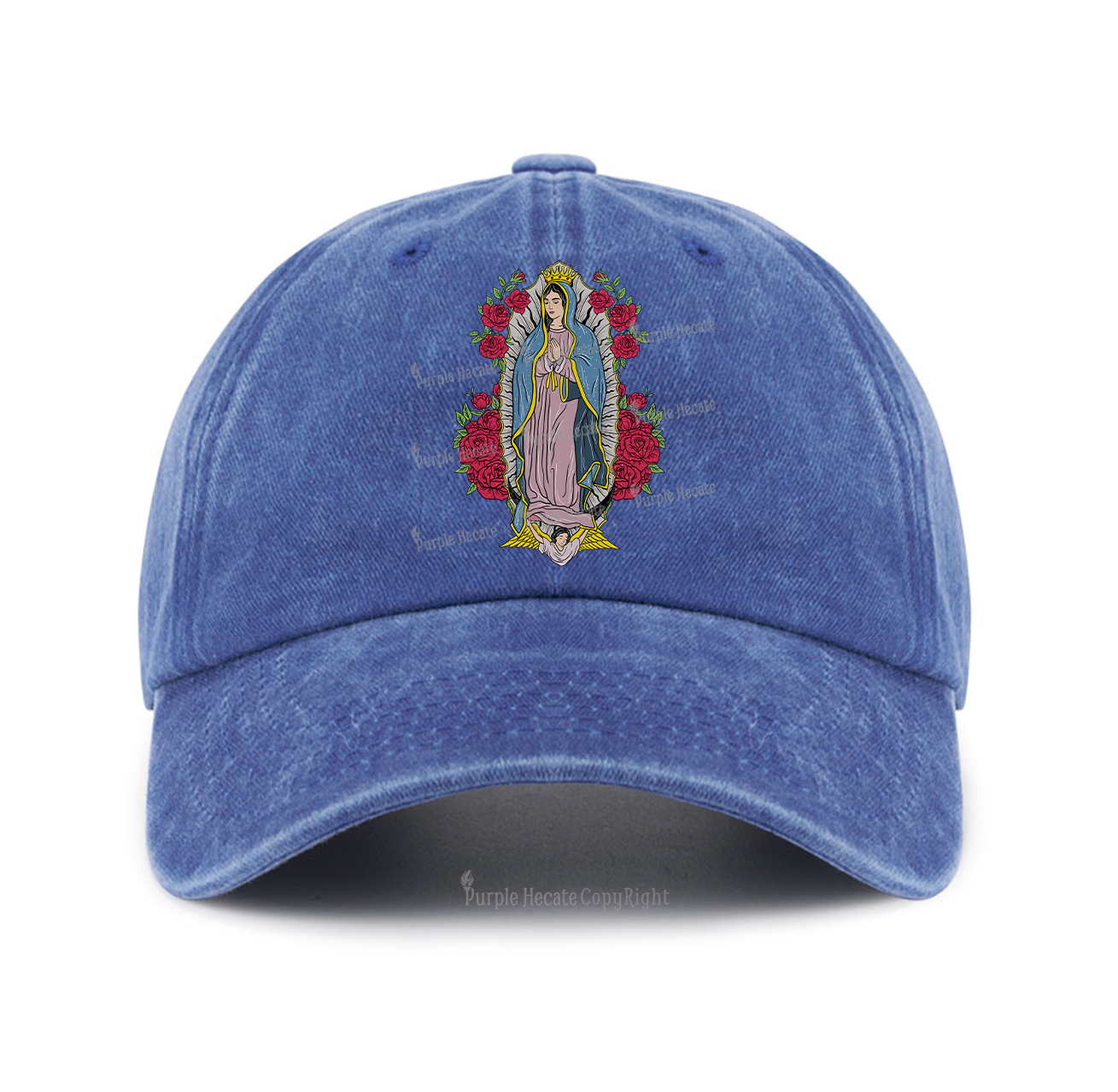 Purplehecate Mother Mary Baseball Cap