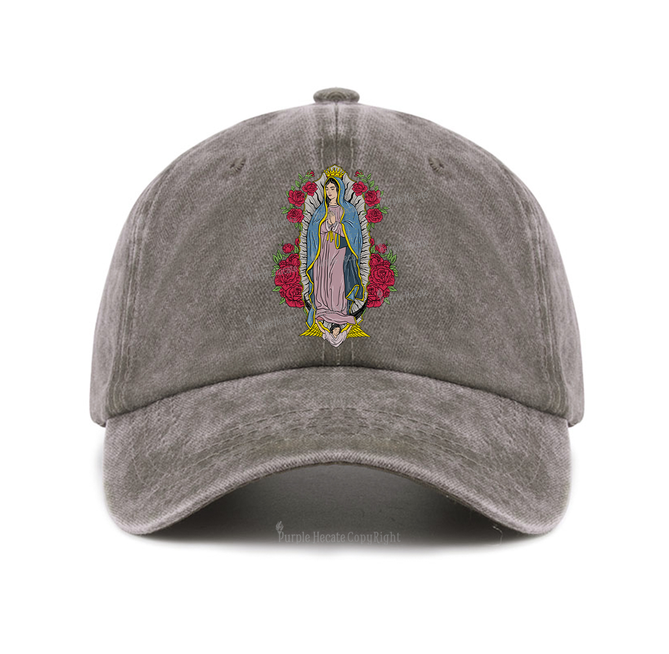 Purplehecate Mother Mary Baseball Cap