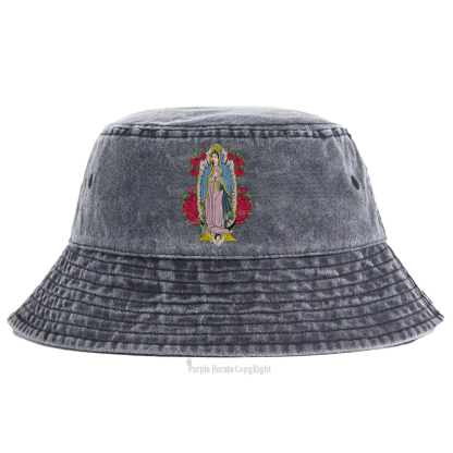Purplehecate Mother Mary Bucket Hat