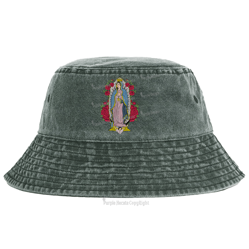 Purplehecate Mother Mary Bucket Hat