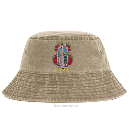 Purplehecate Mother Mary Bucket Hat