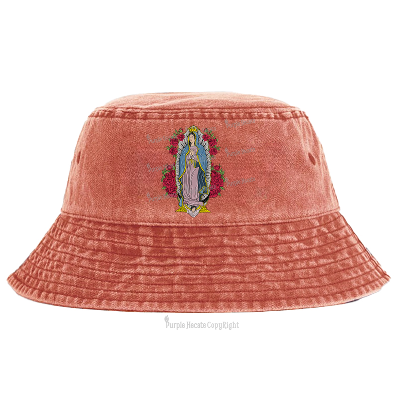 Purplehecate Mother Mary Bucket Hat