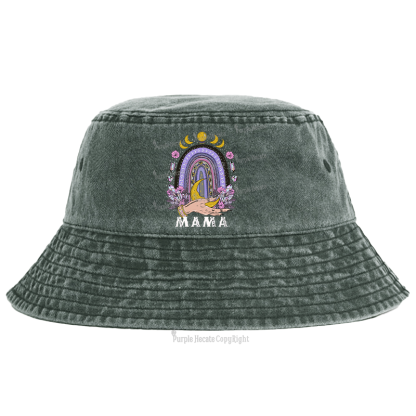 Purplehecate Gothic Mama Rainbow Bucket Hat