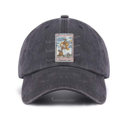 Purplehecate The Two Of Deez Tarot Baseball Cap