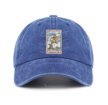 Purplehecate The Two Of Deez Tarot Baseball Cap