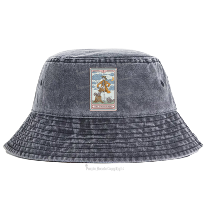 Purplehecate The Two Of Deez Tarot Bucket Hat