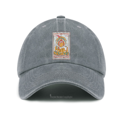 Purplehecate The Chicken Nugget Tarot Baseball Cap