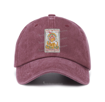 Purplehecate The Chicken Nugget Tarot Baseball Cap