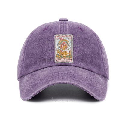 Purplehecate The Chicken Nugget Tarot Baseball Cap