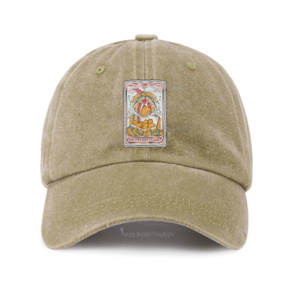 Purplehecate The Chicken Nugget Tarot Baseball Cap