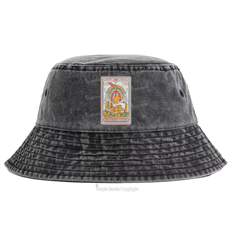 Purplehecate The Chicken Nugget Tarot Bucket Hat