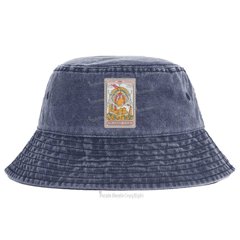 Purplehecate The Chicken Nugget Tarot Bucket Hat