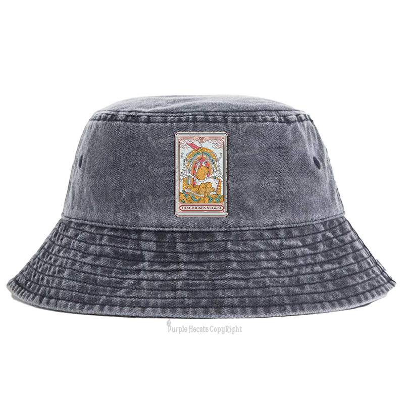 Purplehecate The Chicken Nugget Tarot Bucket Hat