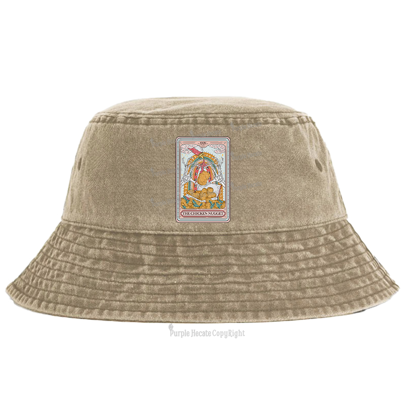 Purplehecate The Chicken Nugget Tarot Bucket Hat