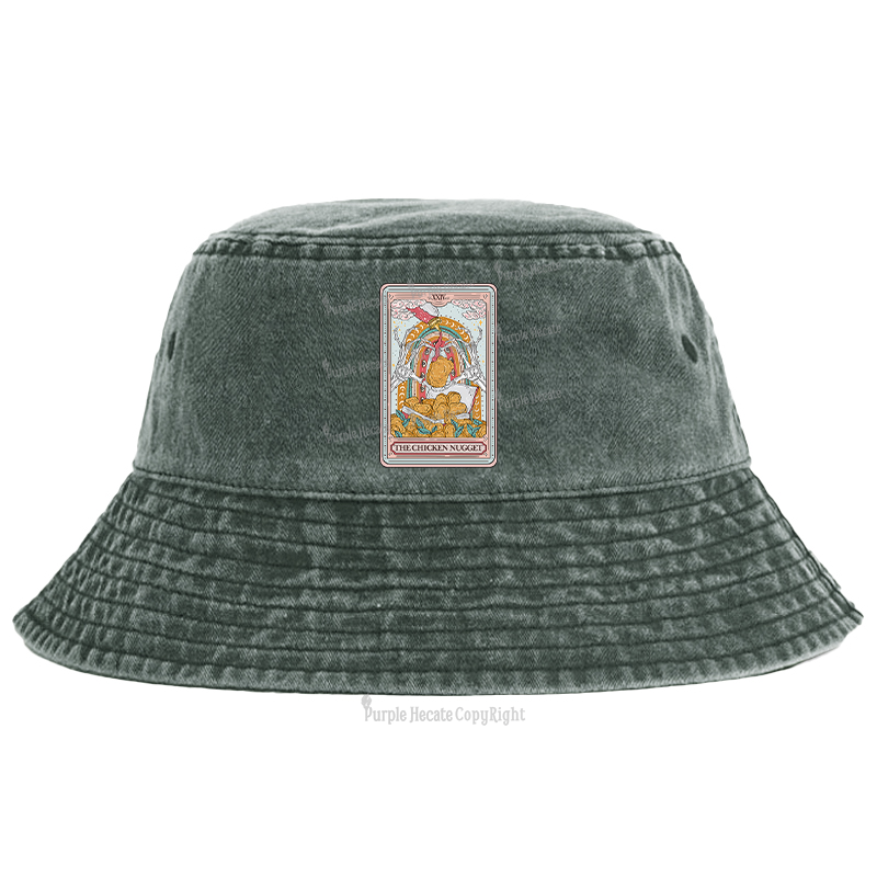 Purplehecate The Chicken Nugget Tarot Bucket Hat