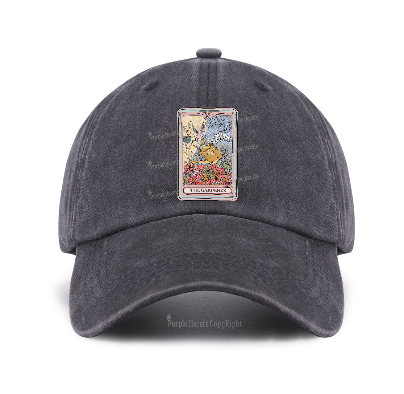 Purplehecate The Gardener Tarot Baseball Cap