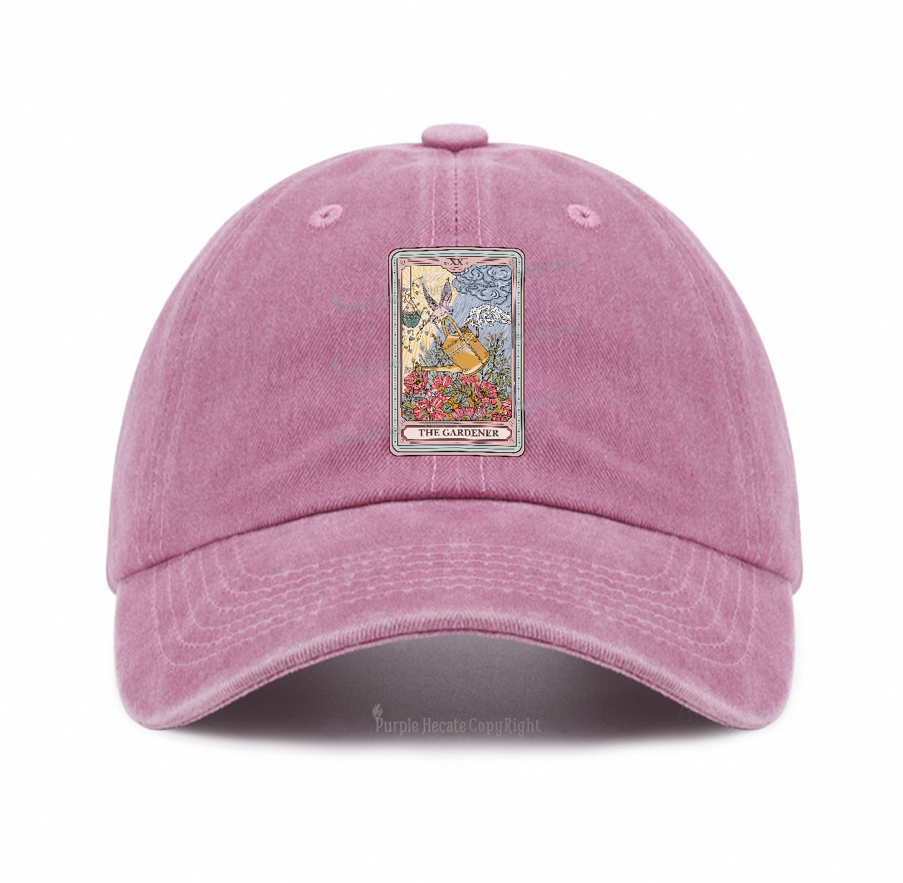 Purplehecate The Gardener Tarot Baseball Cap