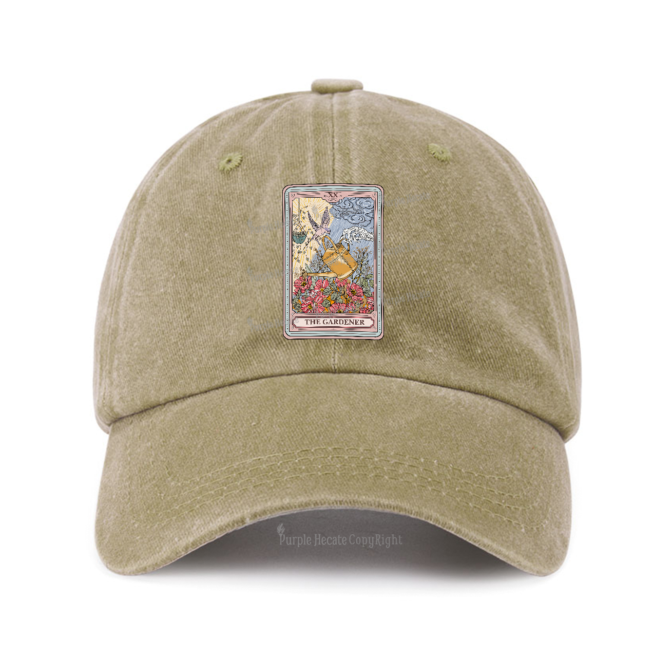 Purplehecate The Gardener Tarot Baseball Cap