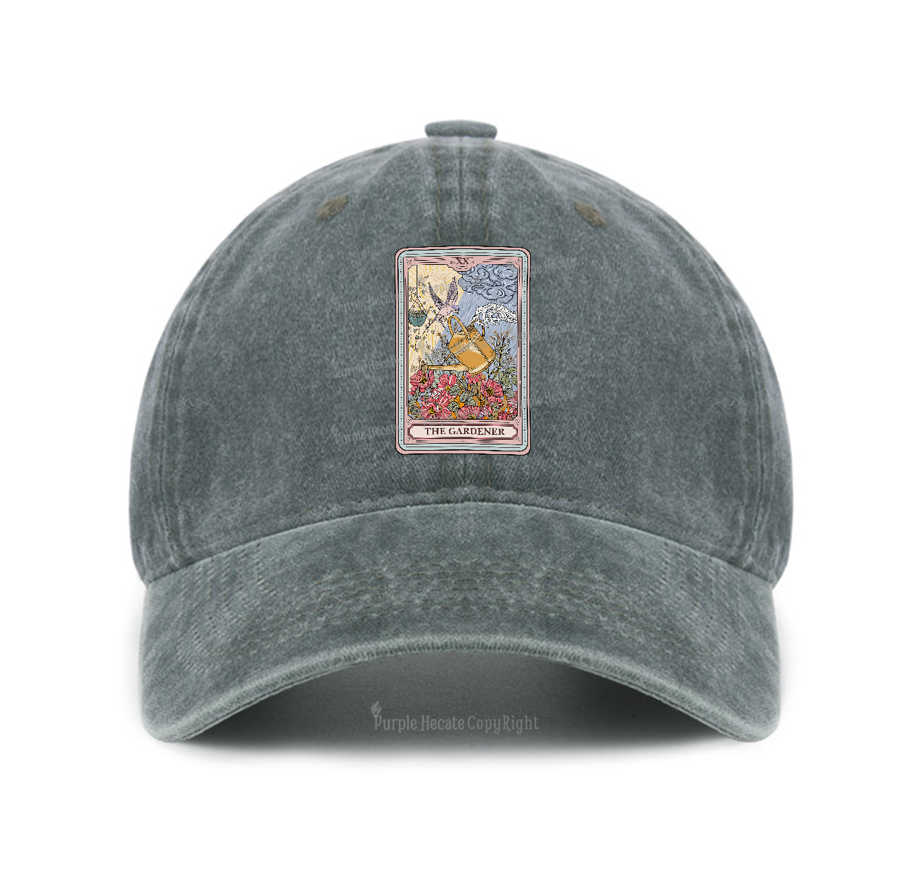 Purplehecate The Gardener Tarot Baseball Cap