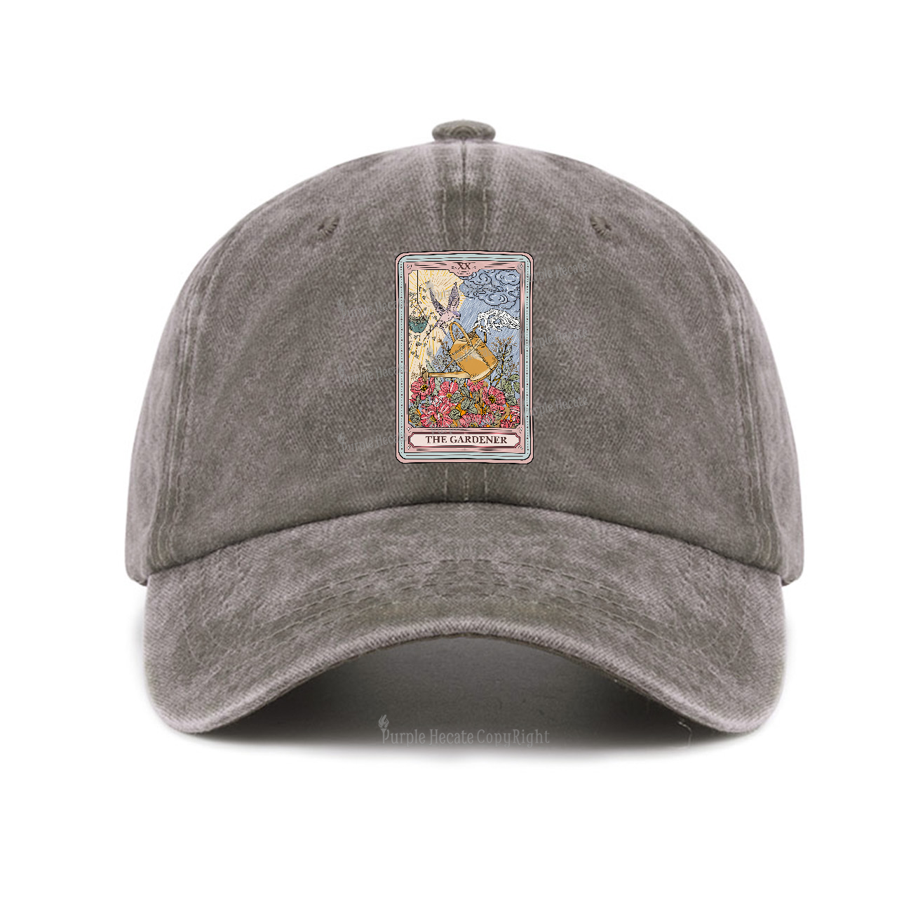 Purplehecate The Gardener Tarot Baseball Cap