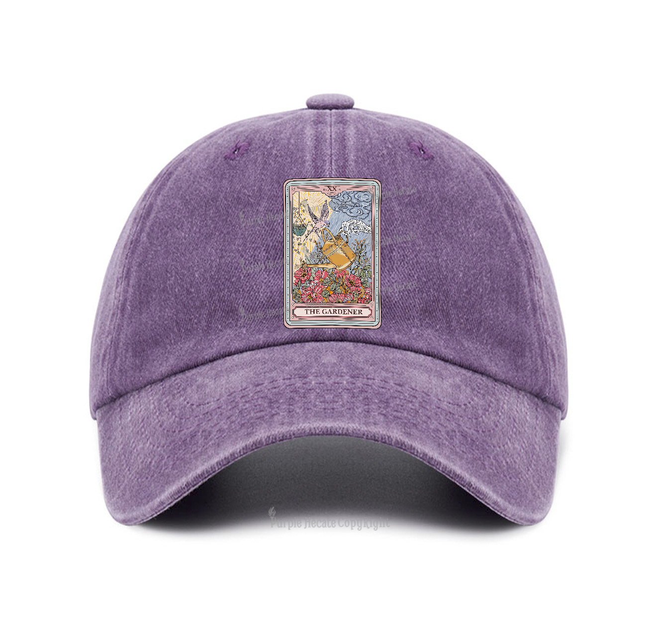 Purplehecate The Gardener Tarot Baseball Cap