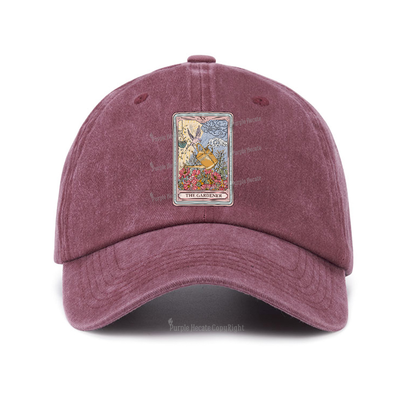Purplehecate The Gardener Tarot Baseball Cap