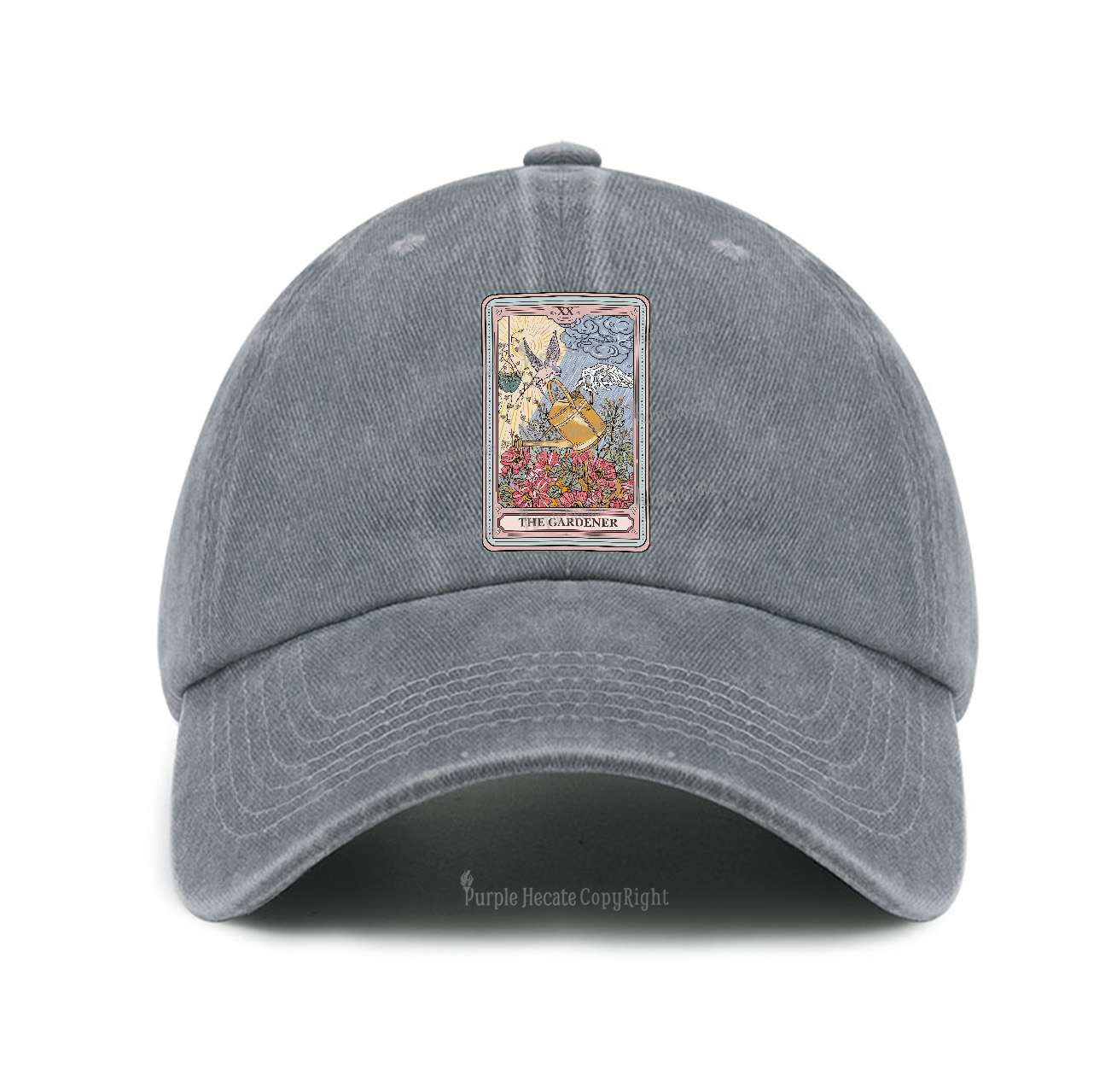 Purplehecate The Gardener Tarot Baseball Cap