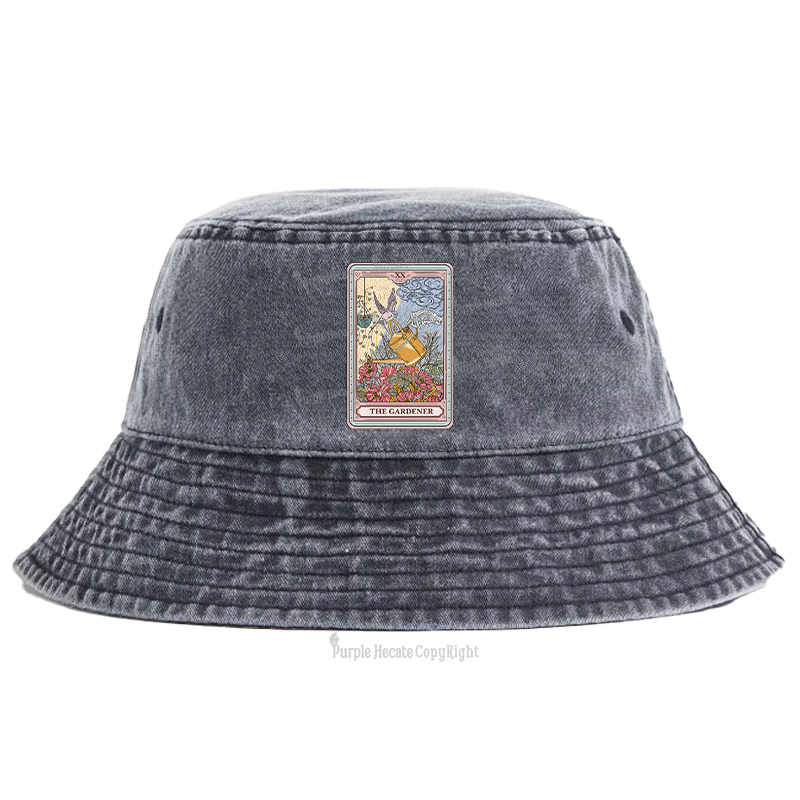 Purplehecate The Gardener Tarot Bucket Hat