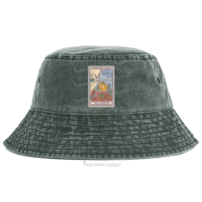 Purplehecate The Gardener Tarot Bucket Hat