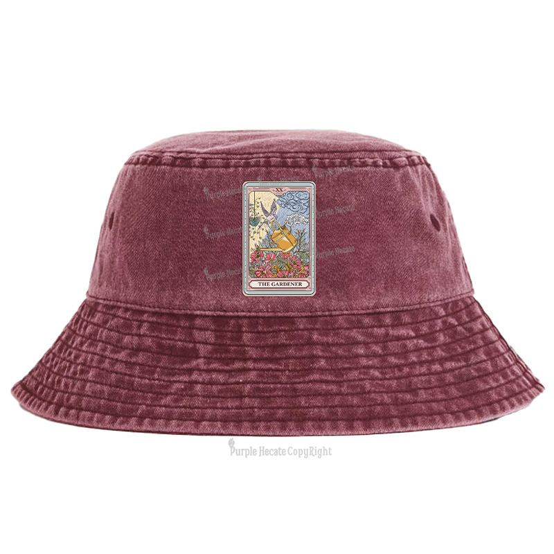 Purplehecate The Gardener Tarot Bucket Hat