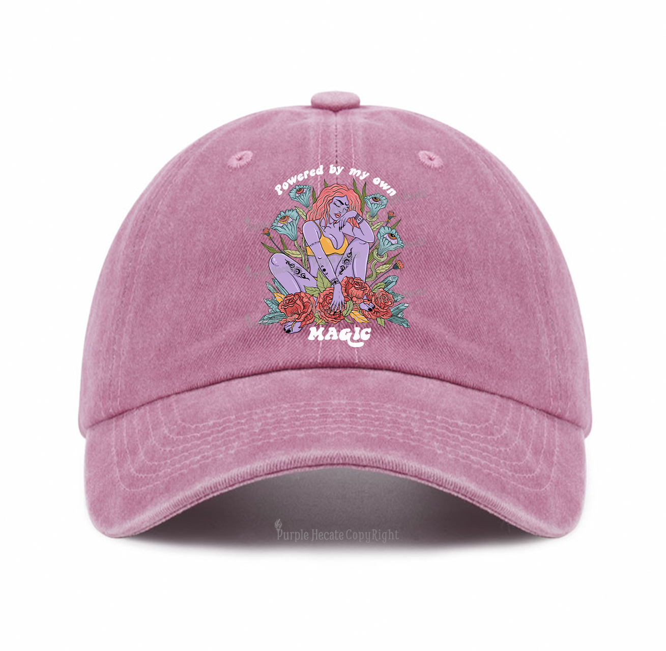 Purplehecate Powered By My Own Magic Baseball Cap