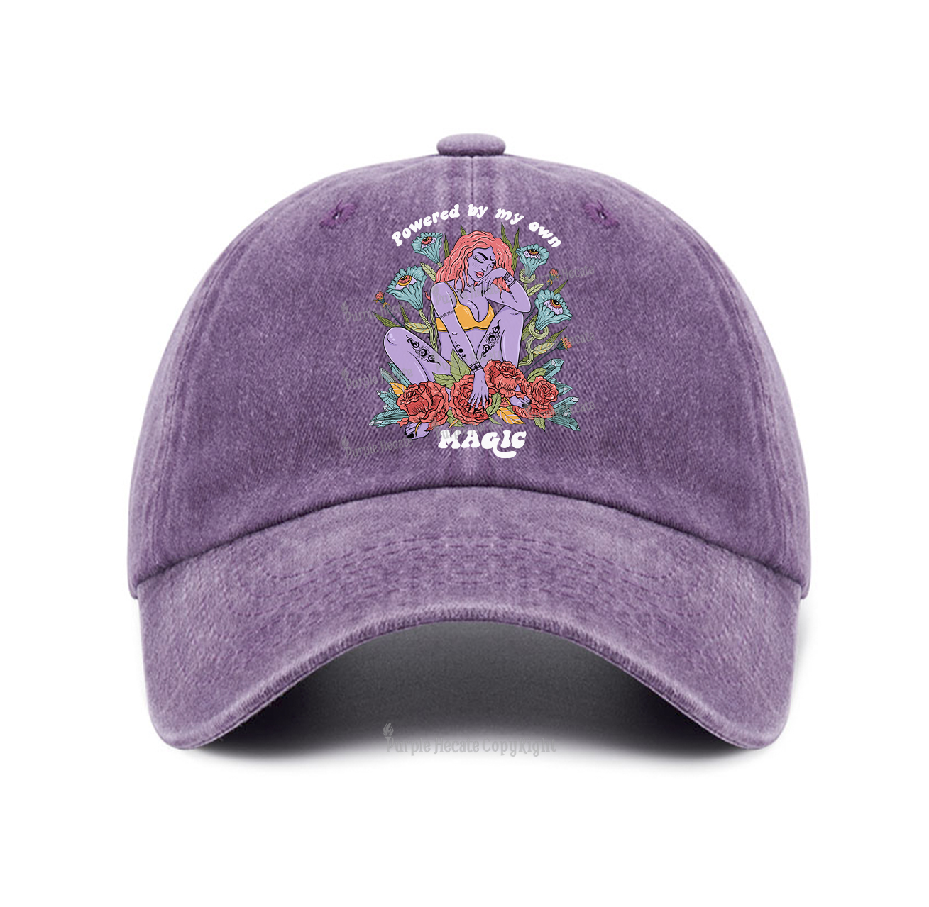 Purplehecate Powered By My Own Magic Baseball Cap