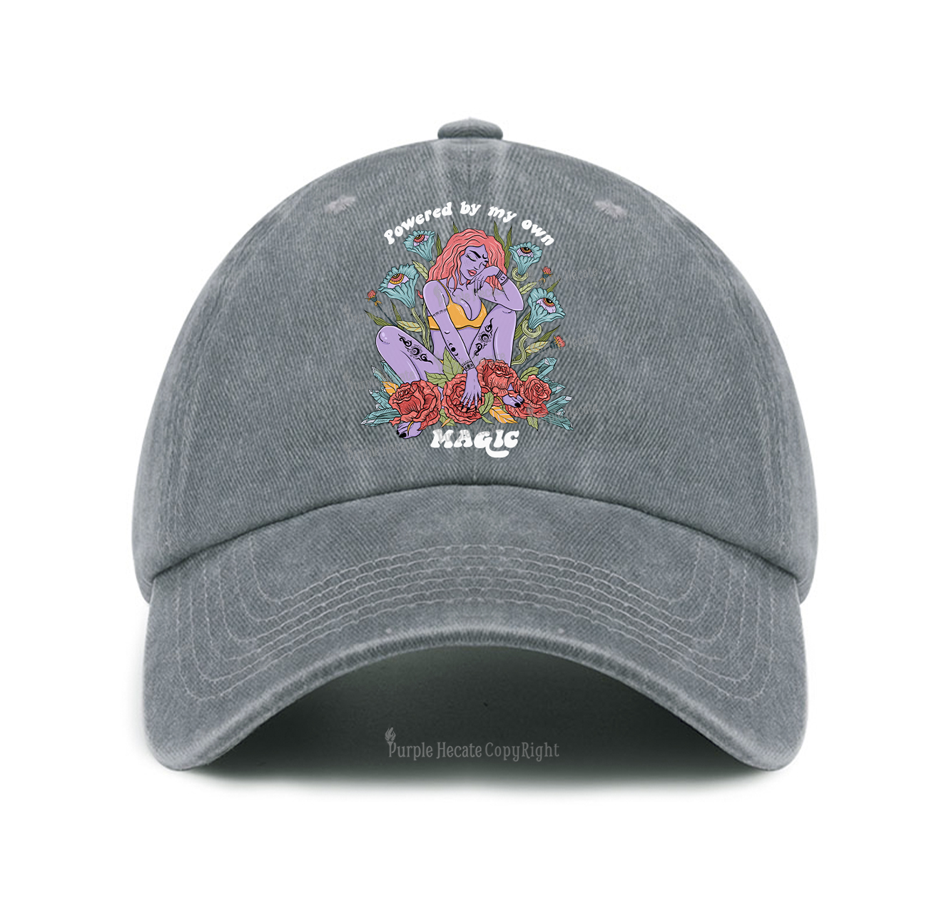 Purplehecate Powered By My Own Magic Baseball Cap