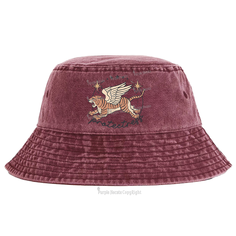 Purplehecate Protectress Bucket Hat
