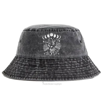 Purplehecate Reach For The Moon Bucket Hat