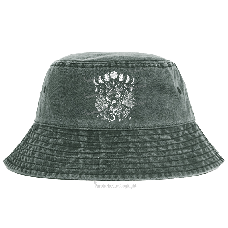 Purplehecate Reach For The Moon Bucket Hat