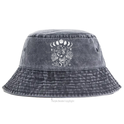 Purplehecate Reach For The Moon Bucket Hat