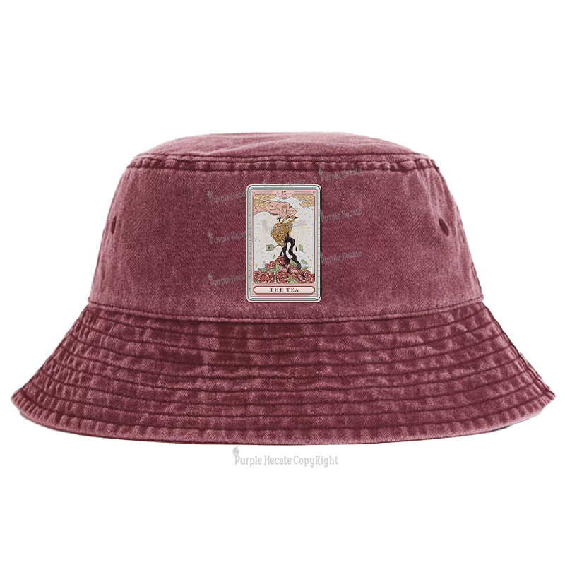 Purplehecate The Tea Tarot Bucket Hat
