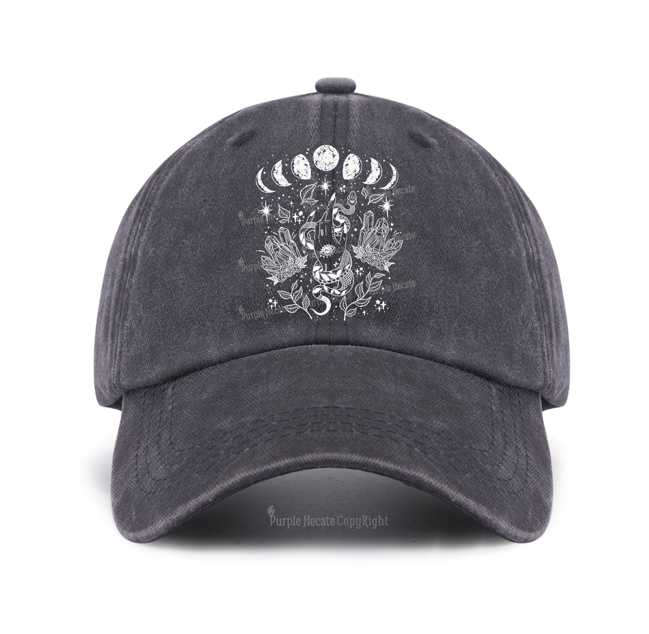 Purplehecate Reach For The Moon Baseball Cap