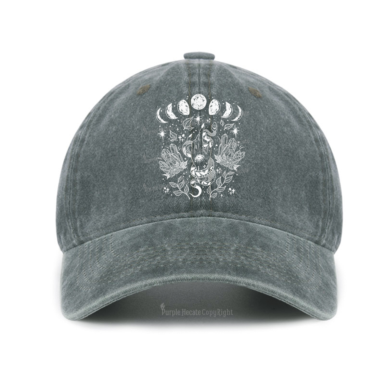 Purplehecate Reach For The Moon Baseball Cap