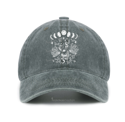 Purplehecate Reach For The Moon Baseball Cap