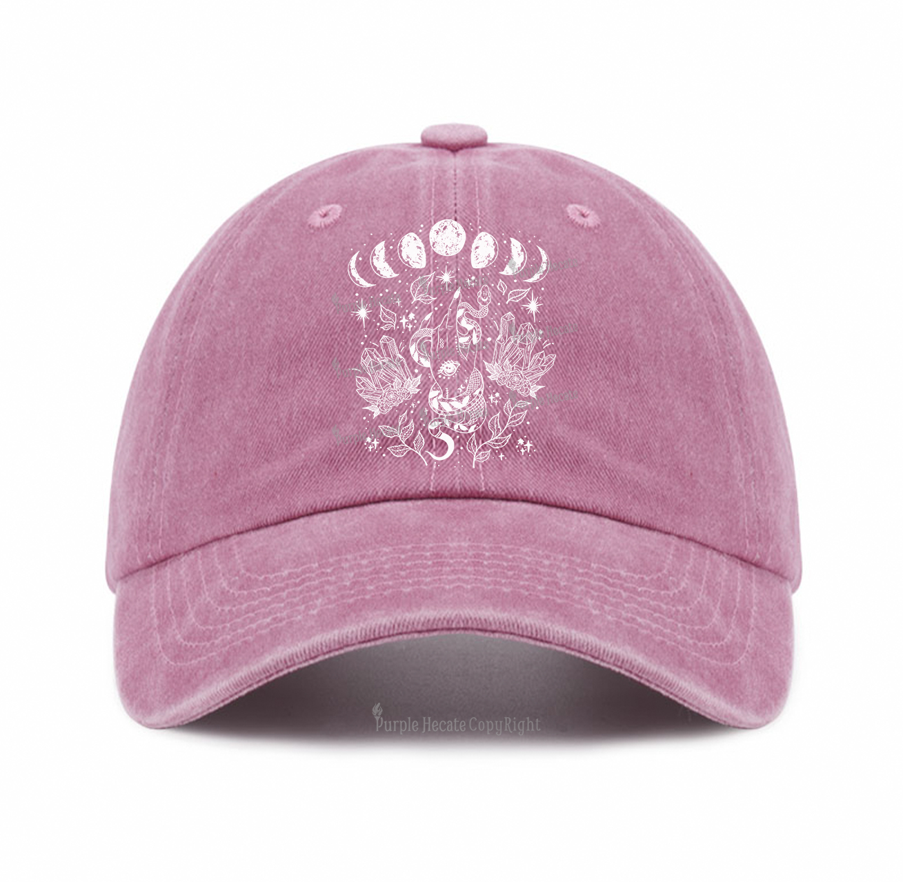 Purplehecate Reach For The Moon Baseball Cap