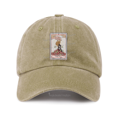 Purplehecate The Tea Tarot Baseball Cap