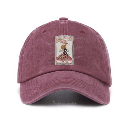 Purplehecate The Tea Tarot Baseball Cap
