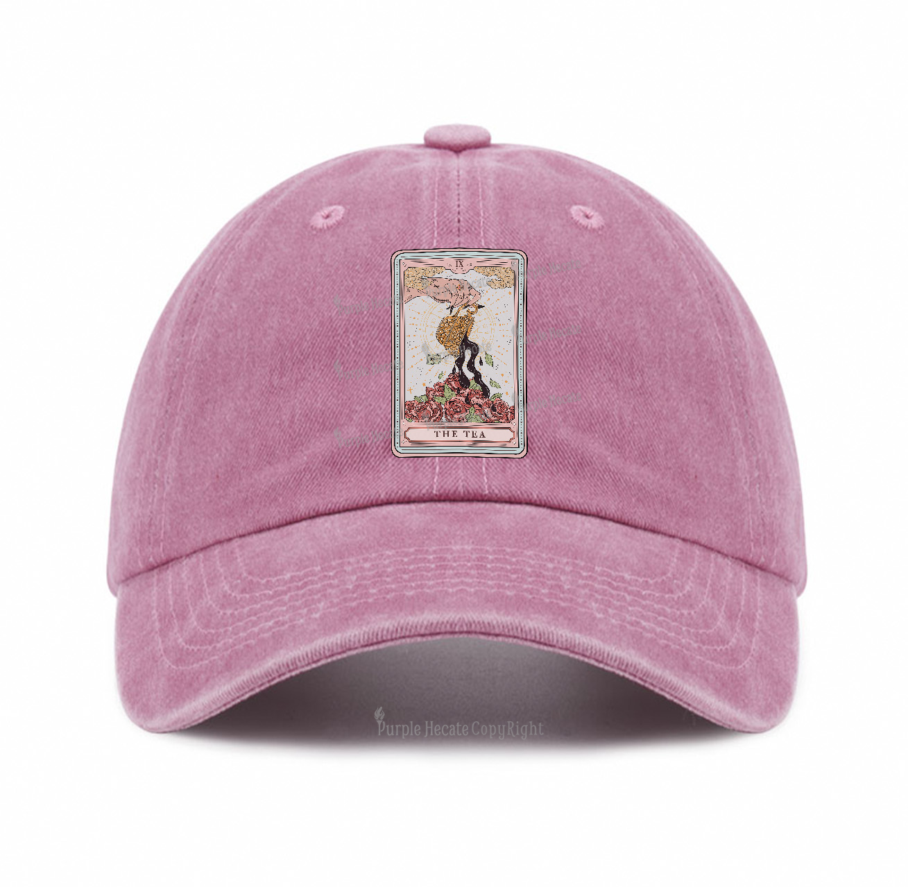Purplehecate The Tea Tarot Baseball Cap