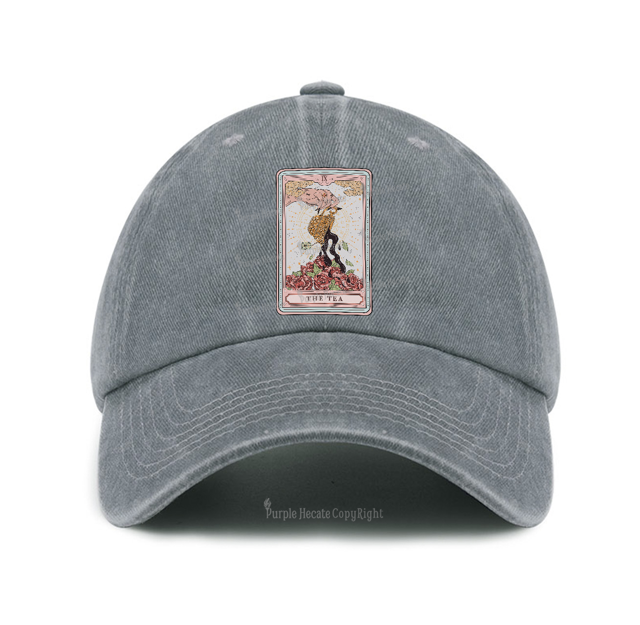 Purplehecate The Tea Tarot Baseball Cap