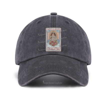 Purplehecate The Zero Of Fucks Tarot Baseball Cap
