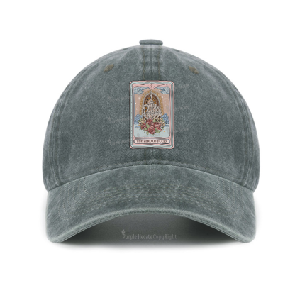 Purplehecate The Zero Of Fucks Tarot Baseball Cap