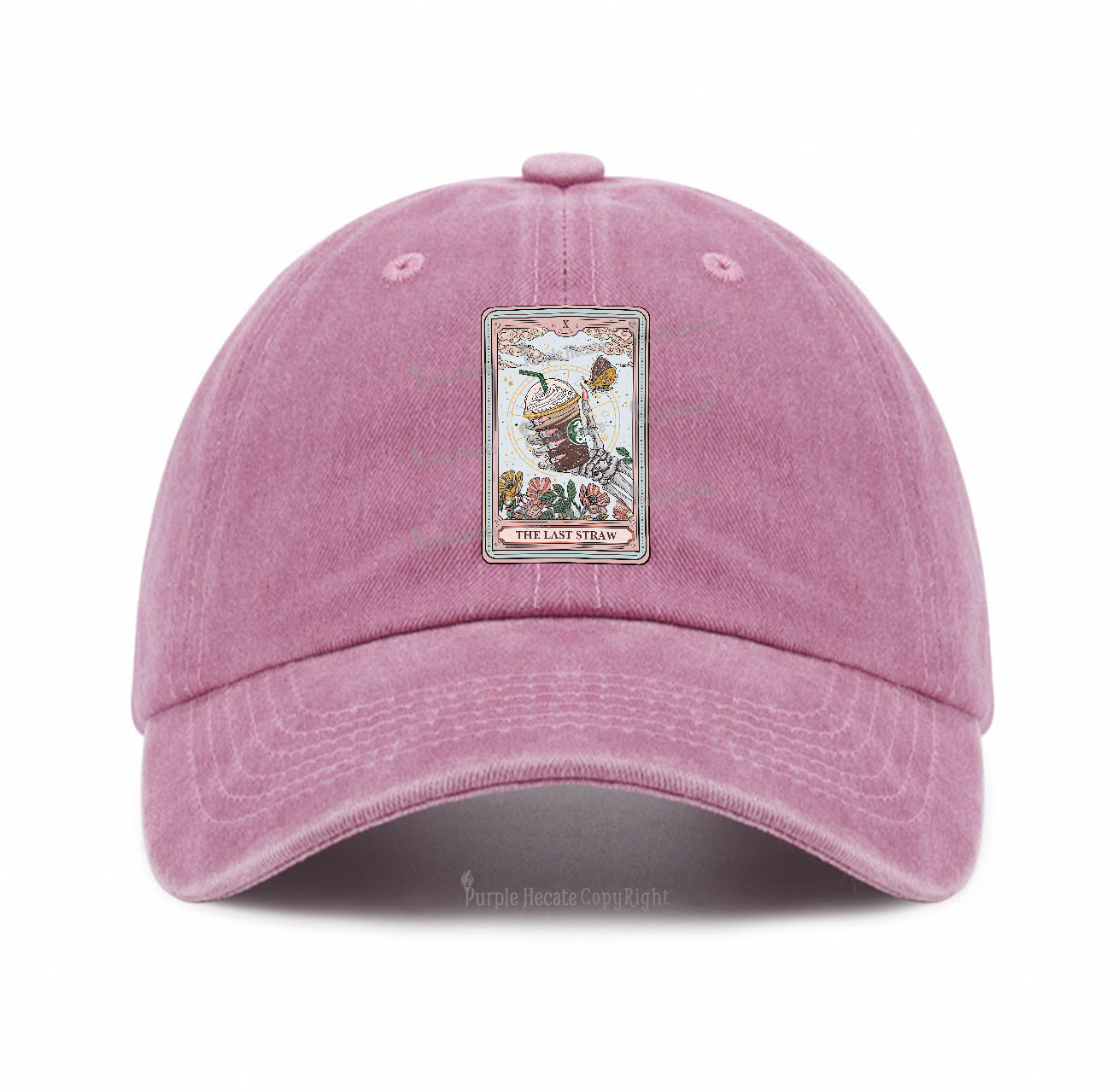 Purplehecate The Last Straw Tarot Baseball Cap